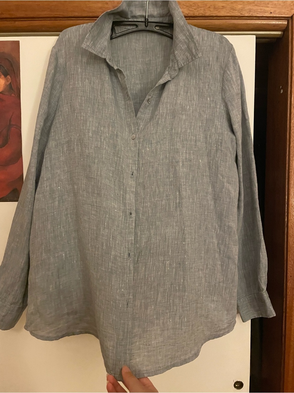 Eileen fisher button up shirt
